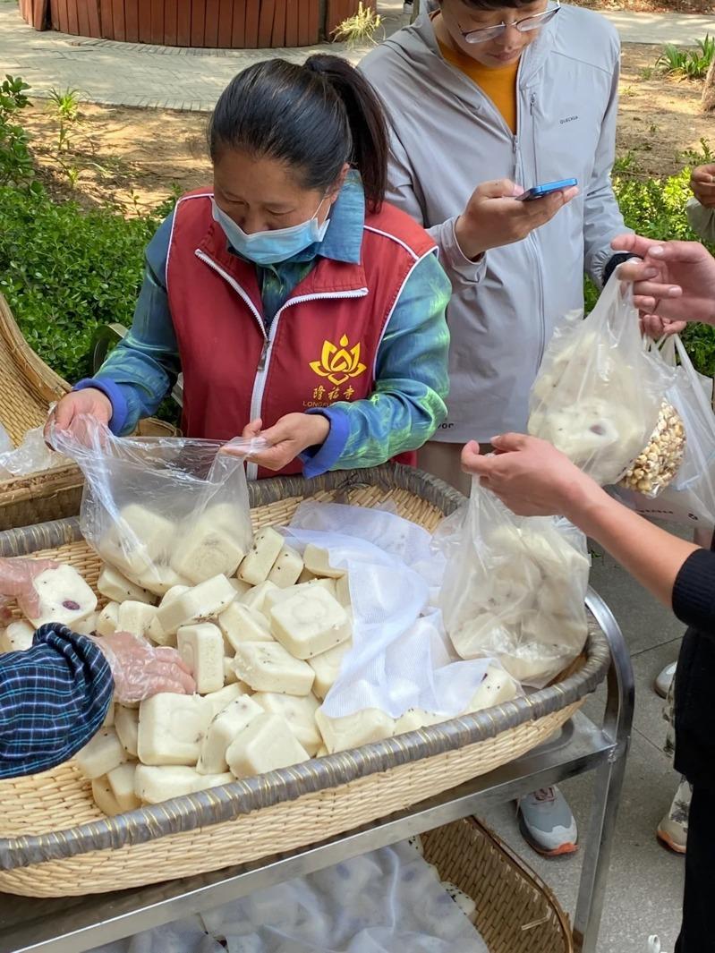 大理寂照庵的斋饭。(取材自小红书)