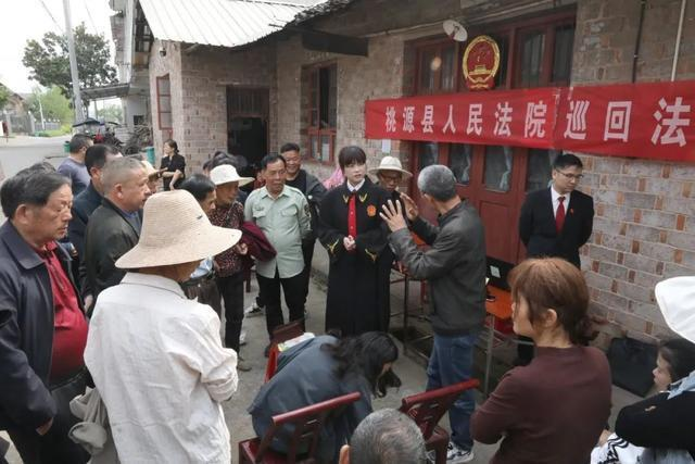 调解现场。(取材自「桃源县人民法院」微信公众号)