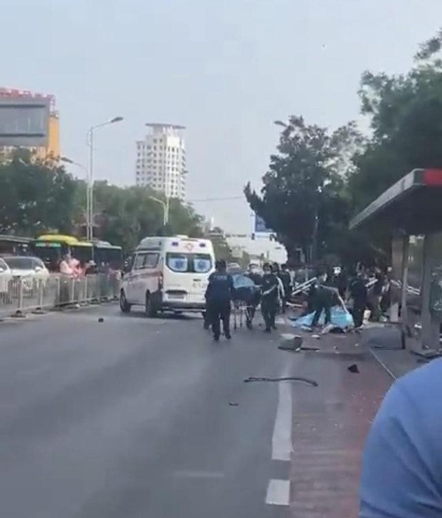 网传事发现场。(视频截屏)