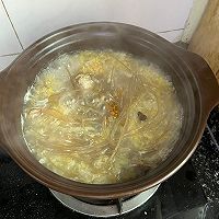 简易快速版砂锅酸菜粉条炖大骨的做法图解4