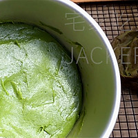 抹茶泡芙蛋糕,甜中微苦,苦后回甘,每一口都是满满幸福感。的做法图解13