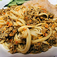 #纳福汇轻松喷出美味#蟹粉河虾仁拌面的做法图解7