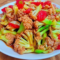 #春日露营#番茄炒菜花的做法图解8