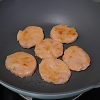#安佳真草饲 营养护全家#低卡高蛋白,营养美味的芝士蔬菜虾堡的做法图解7