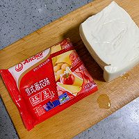 #安佳真草饲 营养护全家#3分钟美食~芝士豆腐的做法图解1