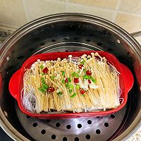 #春日露营#蒜蓉粉丝金针菇的做法图解4