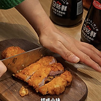 外酥里嫩太绝了!滑蛋猪排饭在家封神的做法图解4