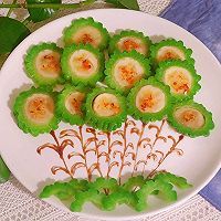 #春日露营#苦瓜酿香蕉的做法图解5
