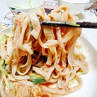 手擀面配西红柿鸡蛋卤的做法图解16