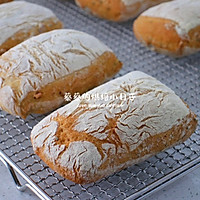 低脂饱腹|这全麦恰巴塔面包好吃又易做!的做法图解15