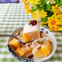 #鹰唛新食尚#葡萄干炼乳木瓜的做法图解7