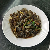 潮汕传统名菜-金不换炒薄壳的做法图解8
