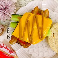 芝士鸡排汉堡的做法图解11