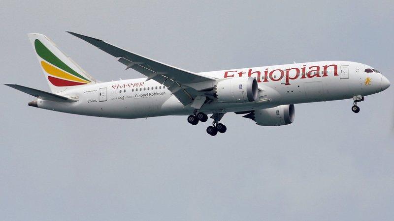 埃塞俄比亚航空公司班机示意图。(路透)