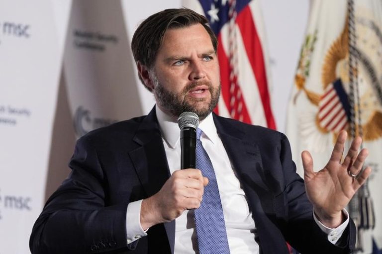 副总统范斯（JD Vance）今天出席慕尼黑安全会议。美联社