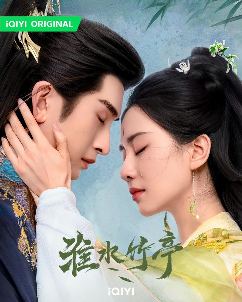 刘诗诗(左)赴新加坡为主演「淮水竹亭」宣传，获封爱奇艺海外大使。图／iQIYI爱奇艺国际版提供