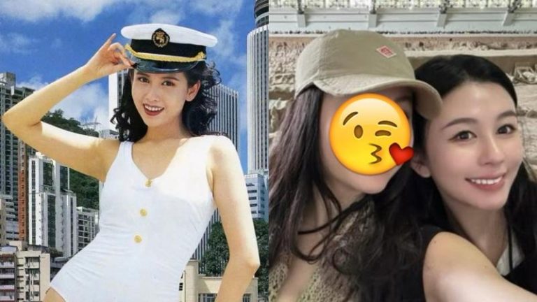 邱淑贞有三个女儿，大女儿沈月(右图右)是公认最美的星二代，沈日较少露面。(摘自Instagram)