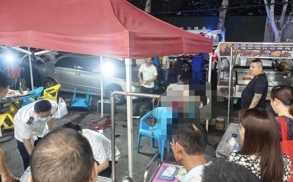 武汉夜市爆发枪击案。(取材自李老师不是你老师)