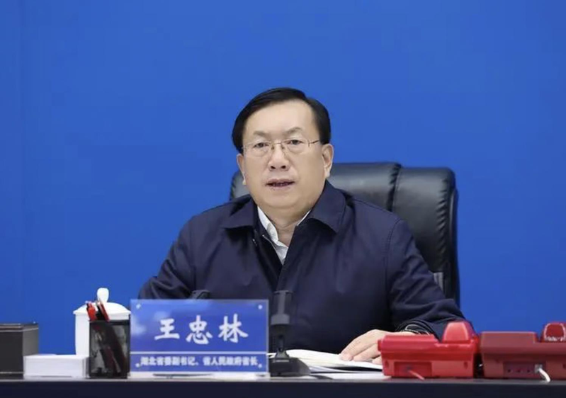湖北省委书记王忠林呼吁县委书记全力提振「嗷嗷叫」的精神状态,引发网友热议。(取材自澎湃新闻)