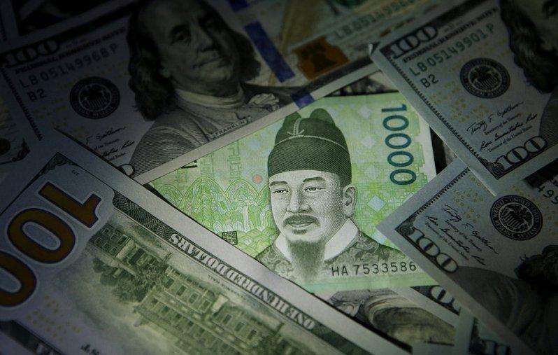 避险基金正在选择权市场加码押注韩元兑美元汇率将走扬,呼吁新台币兑美元汇率的走势。(路透)