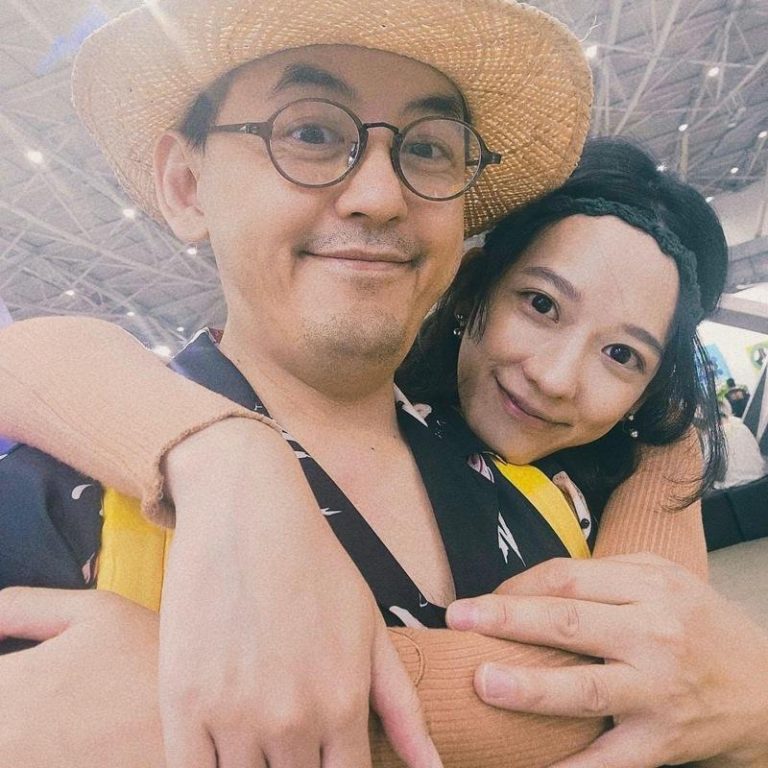 孟耿如(右)和黄子佼结束5年婚姻。（取材自脸书）