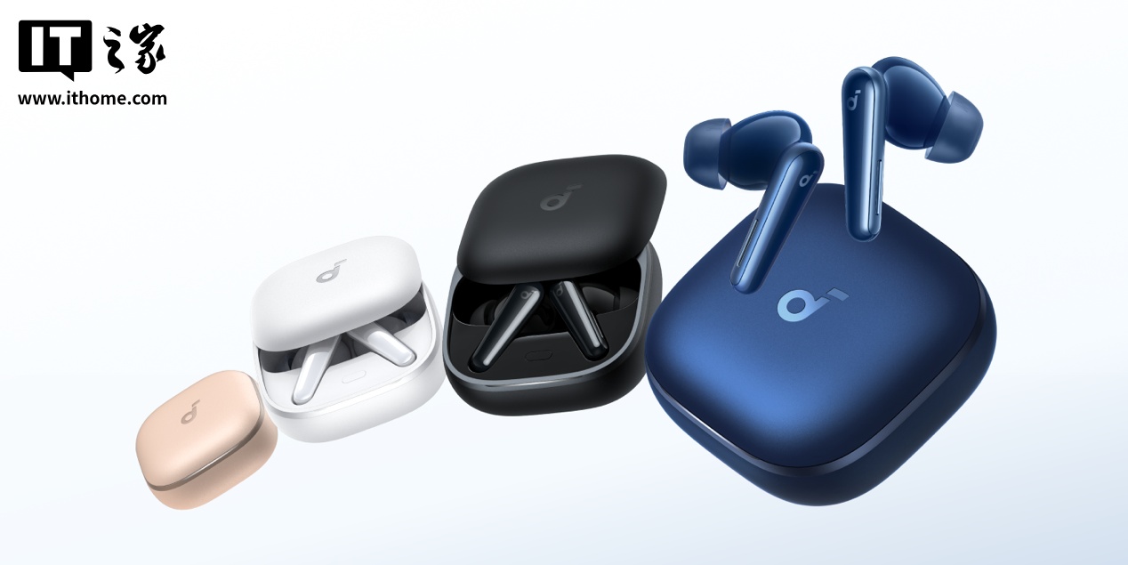 安克海外发布 Soundcore 声阔 Liberty 5 耳机:主动降噪,LDAC 编码,48 小时续航 图片 1
