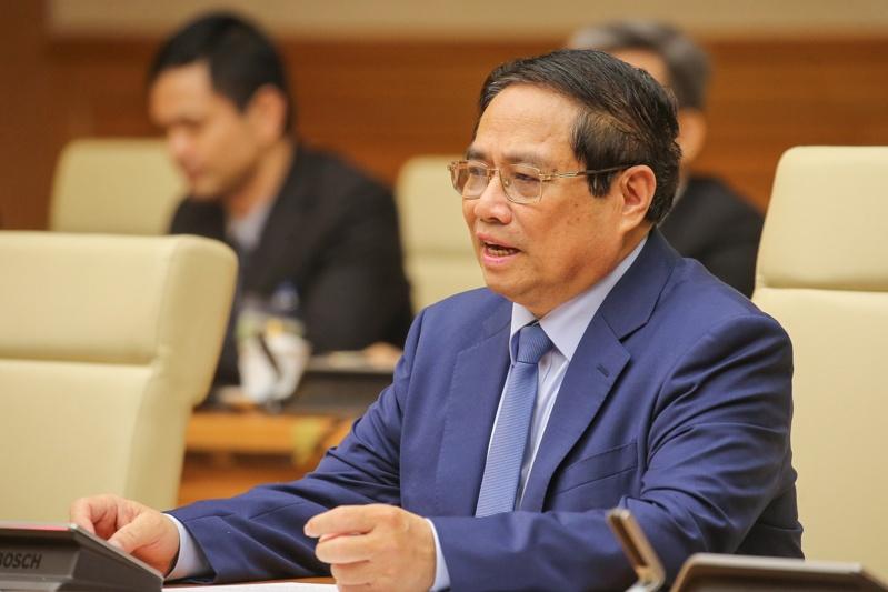 越南总理范明政提议鸿海在越南兴建半导体制造工厂。欧新社