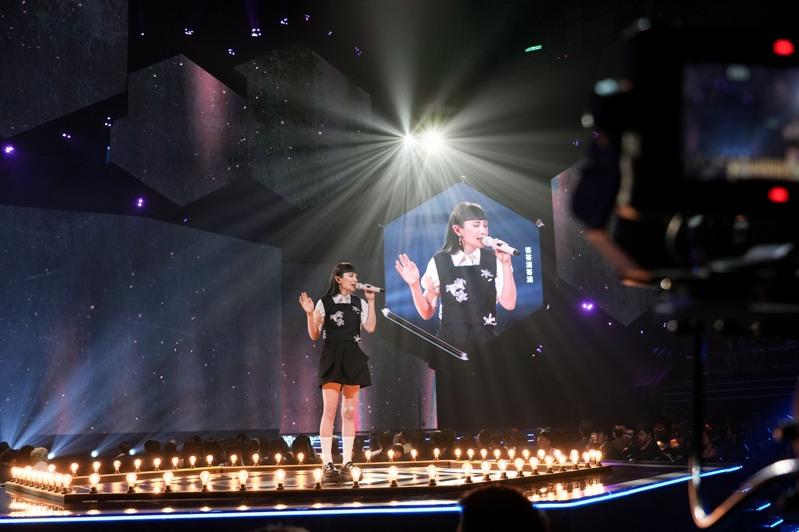 魏如萱走上红毯是星光大道收视最高点。图／台视提供