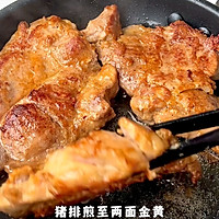 盐葱煎猪排的做法图解5