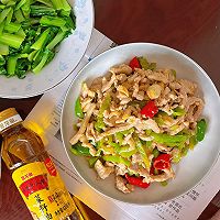 #菜油就选外婆乡,新鲜开榨抢先尝#青椒肉丝的做法图解4