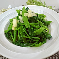 #夏日鲜味轻享健康#夏季时令菜!猪油拌空心菜的做法图解17