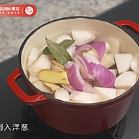 清炖萝卜牛肋条的做法图解4
