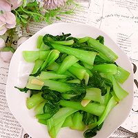 #豪吉藤椒油真香来袭#藤椒油炒上海青的做法图解10