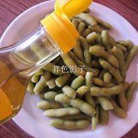 #豪吉藤椒油真香来袭#鲜香拌毛豆的做法图解5
