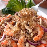 泰国猪肉虾仁蘑菇沙拉的做法图解10
