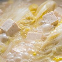 白菜炖豆腐的做法图解3