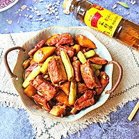 #菜油就选外婆乡，新鲜开榨抢先尝#土豆豆角烧排骨的做法图解17