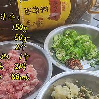 #菜油就选外婆乡,新鲜开榨抢先尝#卜豆角炒肉丝的做法图解1