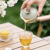 成都喝茶品茶工作室自带qt外卖上课学习谷雨茶的冲泡技巧的做法图解3