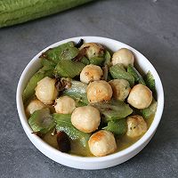 #夏日鲜味轻享健康#双鲜丝瓜炒鱼丸的做法图解13