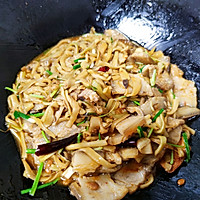 #菜油就选外婆乡,新鲜开榨抢先尝#回锅肉炖笋干的做法图解9