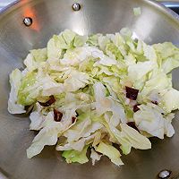 #菜油就选外婆乡,新鲜开榨抢先尝#炝炒莲花白的做法图解7