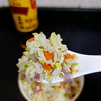 #菜油就选外婆乡,新鲜开榨抢先尝#蛋炒饭的做法图解8