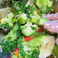 #纳福汇轻松喷出美味#低卡减脂餐!凉拌西兰花的做法图解11