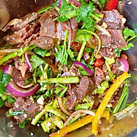 #豪吉藤椒油真香来袭#凉拌牛肉!的做法图解9