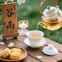 成都喝茶品茶工作室自带qt外卖上课学习谷雨茶的冲泡技巧的做法图解2