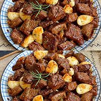 #豪吉藤椒油真香来袭#牛肉神仙吃法❗️巨好吃的黑蒜子牛肉粒~的做法图解5