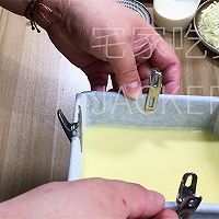双色抹茶生巧,茶香与奶香邂逅,丝滑与浓醇的碰撞。的做法图解8