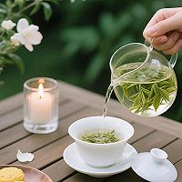 成都喝茶品茶工作室自带qt外卖上课学习谷雨茶的冲泡技巧的做法图解1