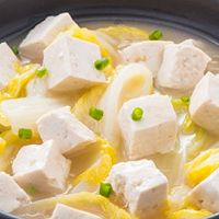 白菜炖豆腐的做法图解4